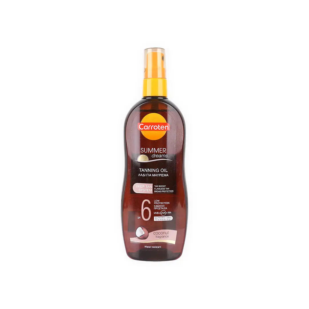 CARROTEN SUMMER DREAMS SPF6 TANNING OIL 200ML