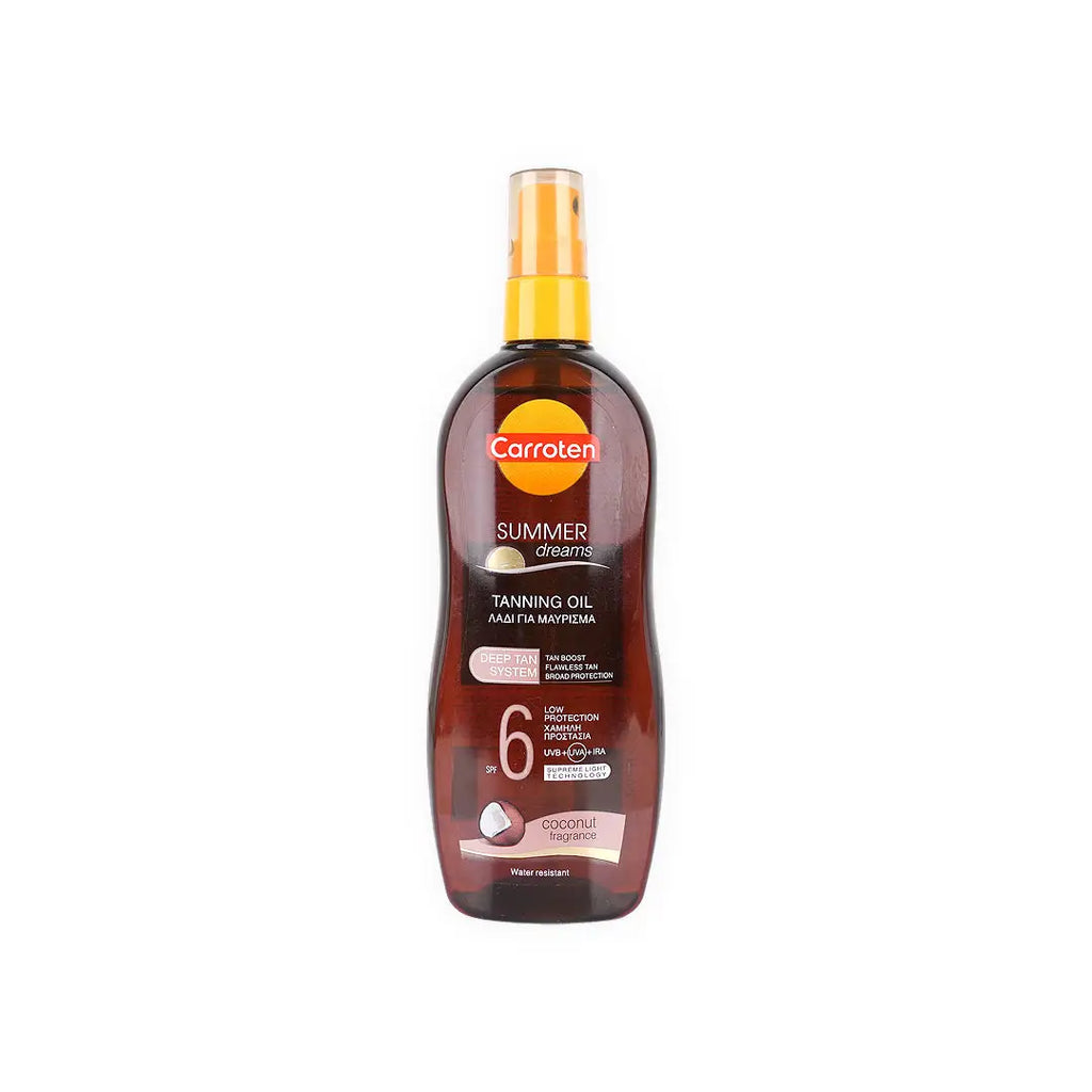CARROTEN SUMMER DREAMS SPF6 TANNING OIL 200ML