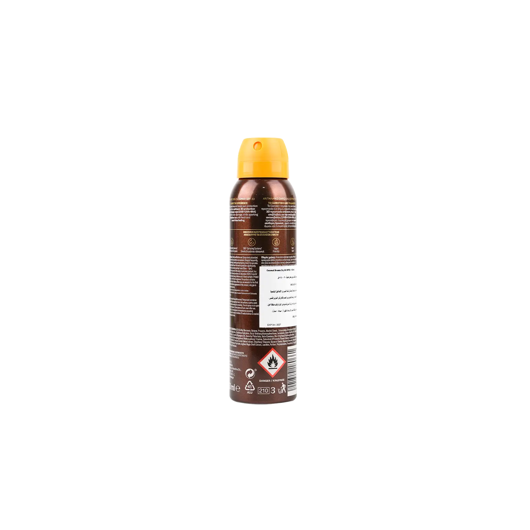 Carroten Coco Nut Dreams SPF20 Suncare Dry Oil 150Ml