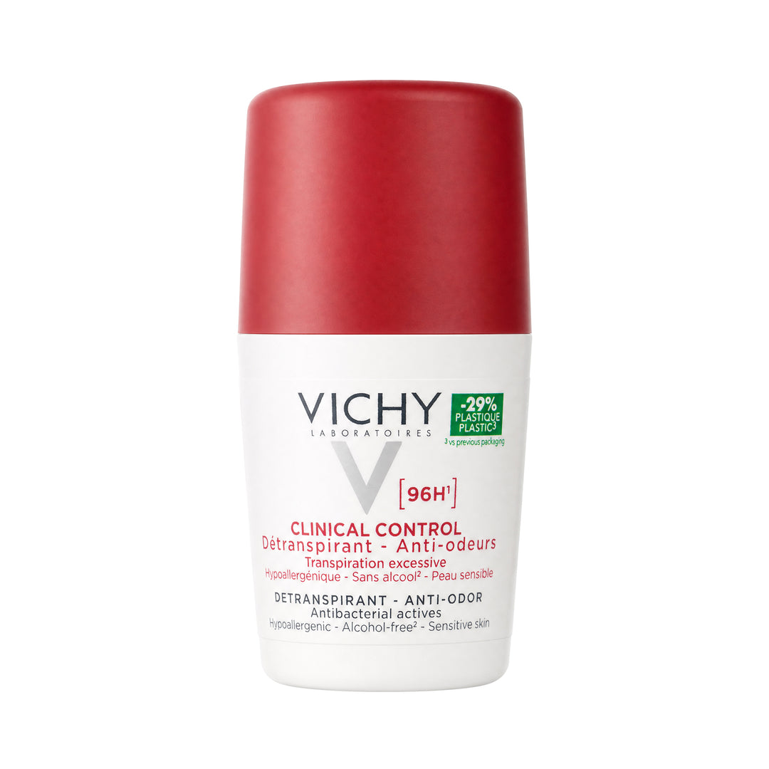 48089-Vichy Deo Roll 96H Clinical Control 50Ml-White +0