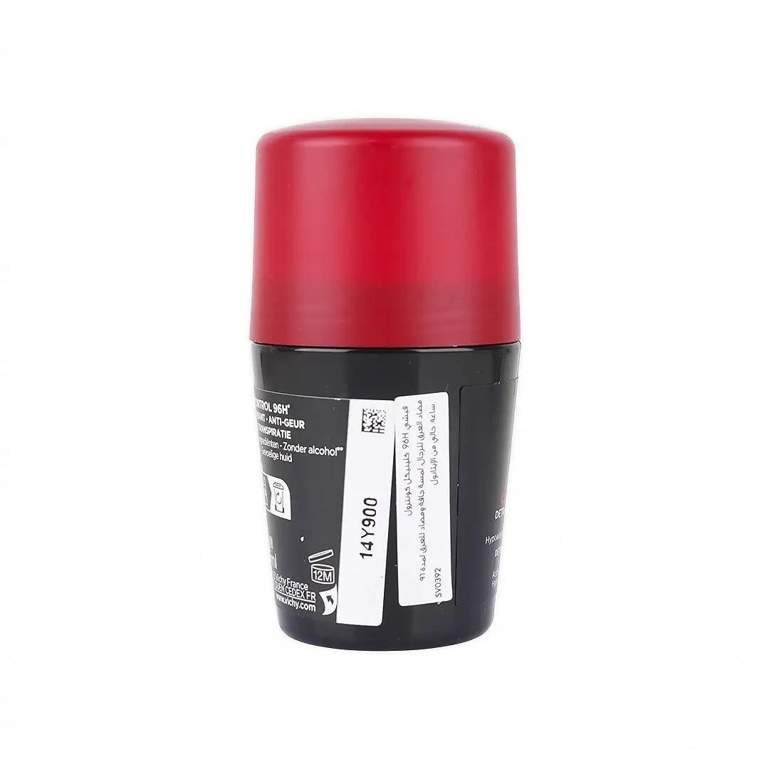 VICHY HOMME DEO ROLL 96H CLINICAL CONTROL 50ML-BLACK