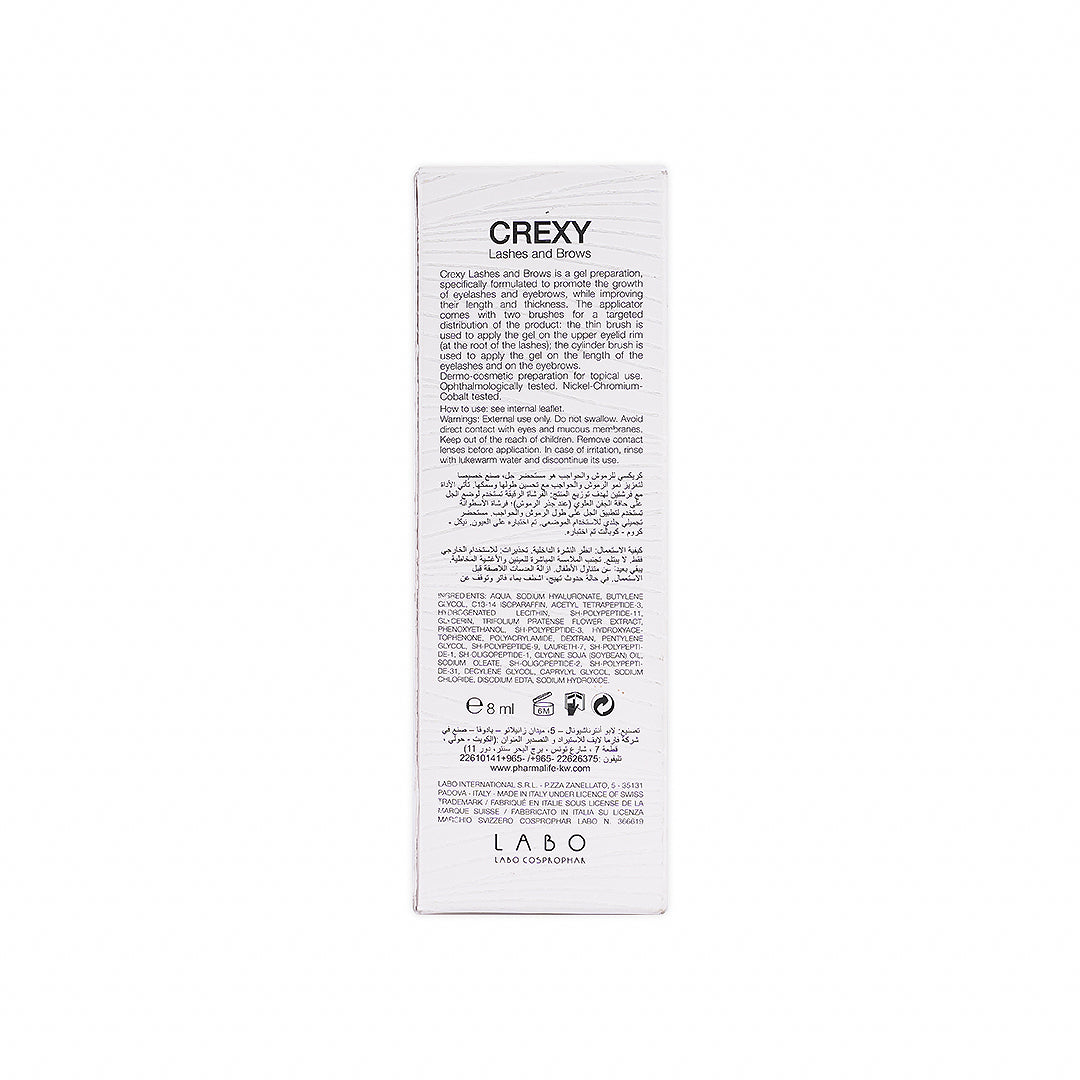 CREXY EYELASHES AND EYEBROWS 8ML