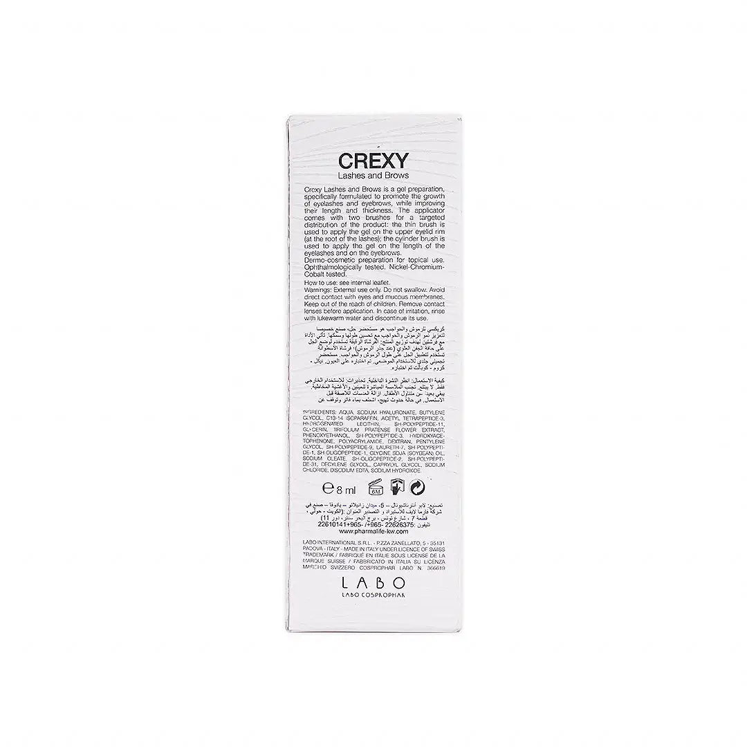 CREXY EYELASHES AND EYEBROWS 8ML