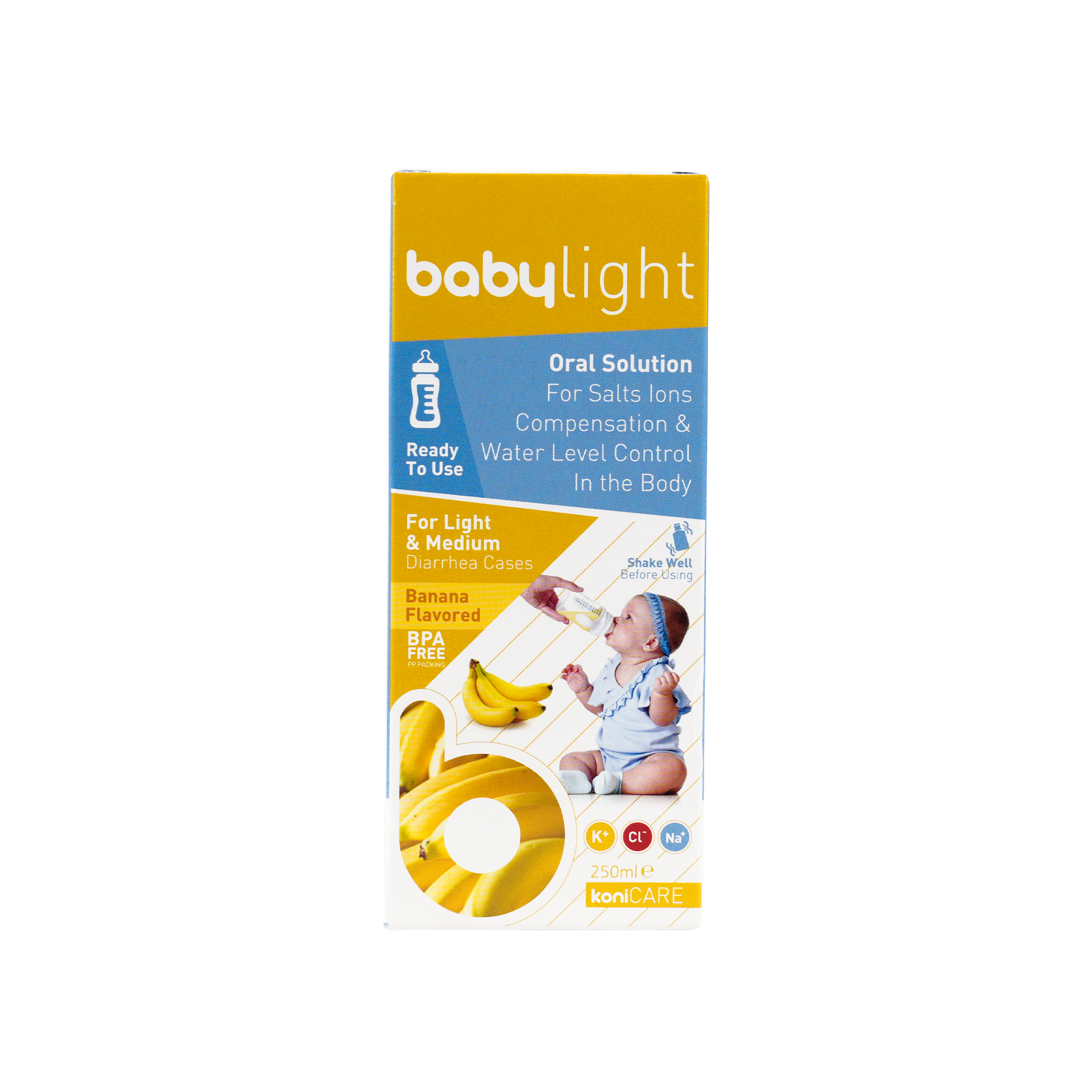 KONICARE BABYLIGHT ORAL SOLUTION 250ML-BANANA FLAVORED