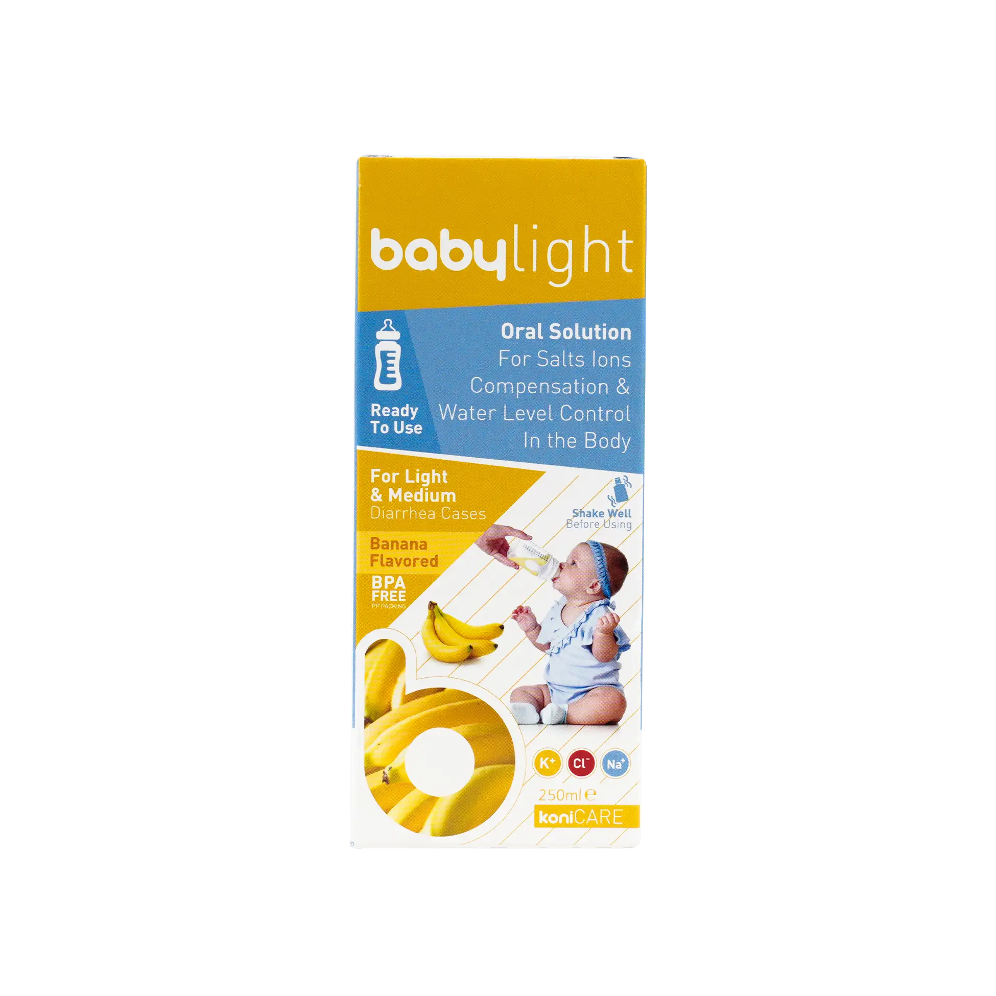 KONICARE BABYLIGHT ORAL SOLUTION 250ML-BANANA FLAVORED