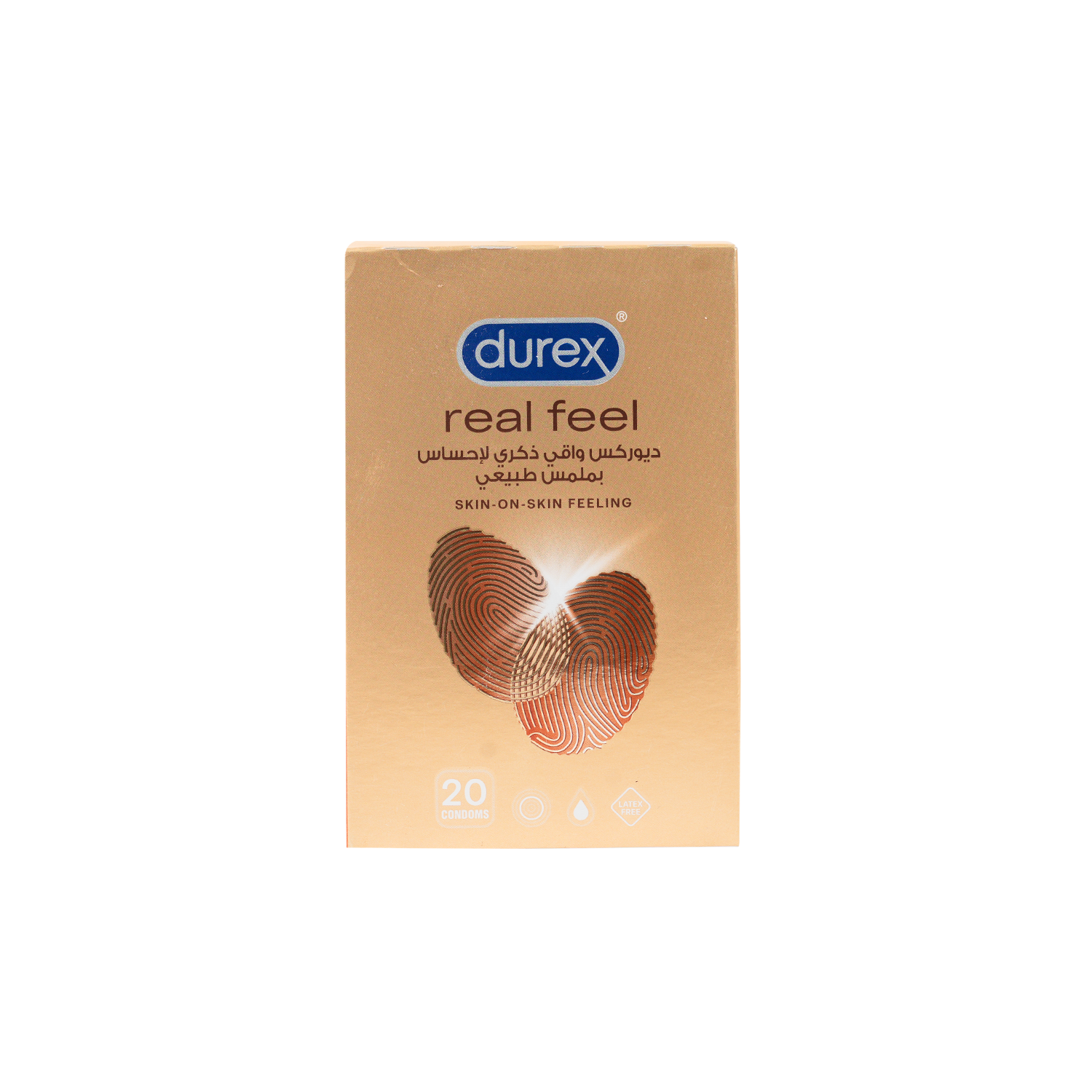 DUREX CONDOM REAL FEEL 20PCS