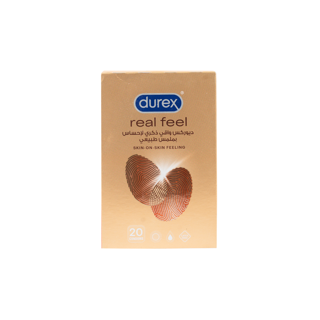 DUREX CONDOM REAL FEEL 20PCS