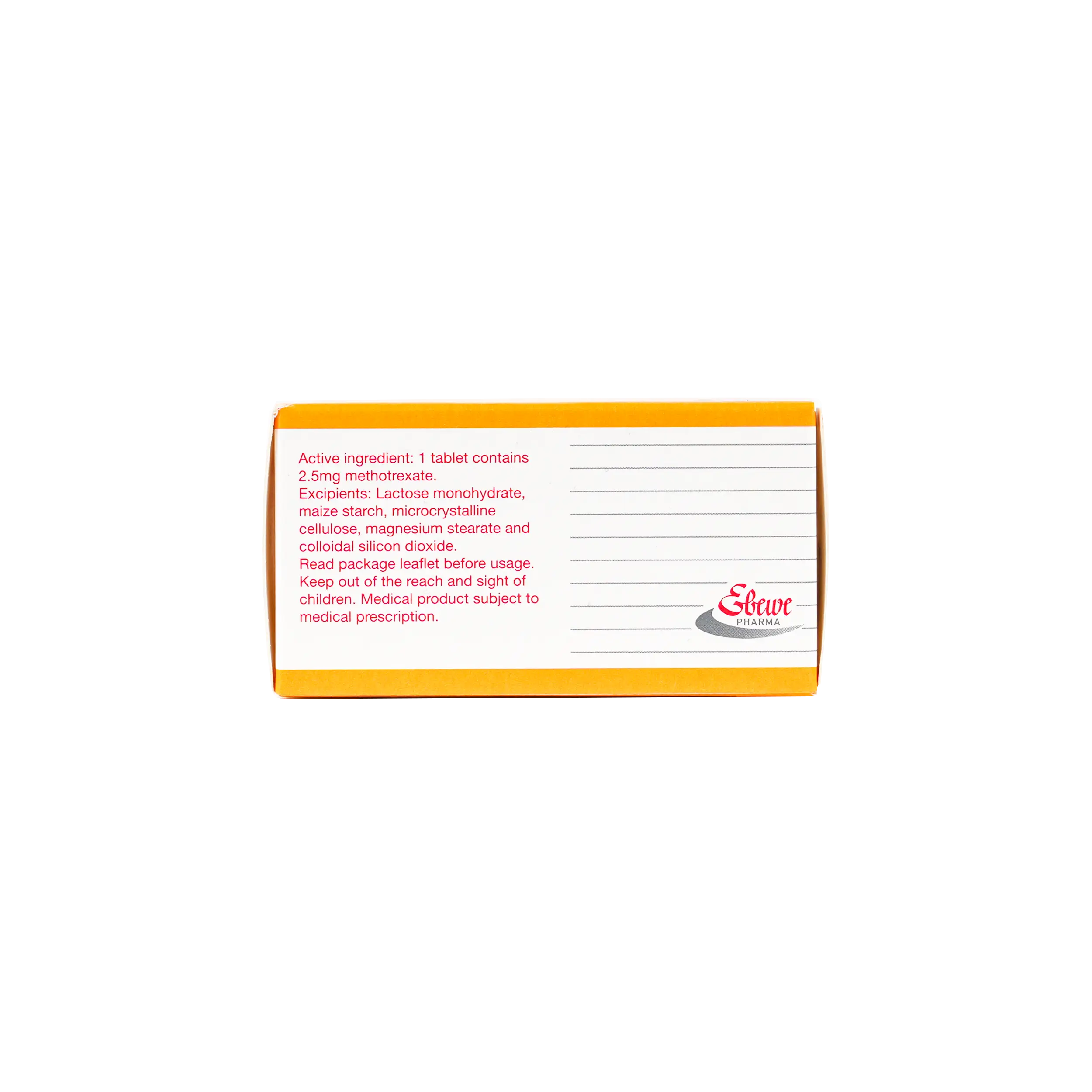 Methotrexat 2.5Mg 50Tab
