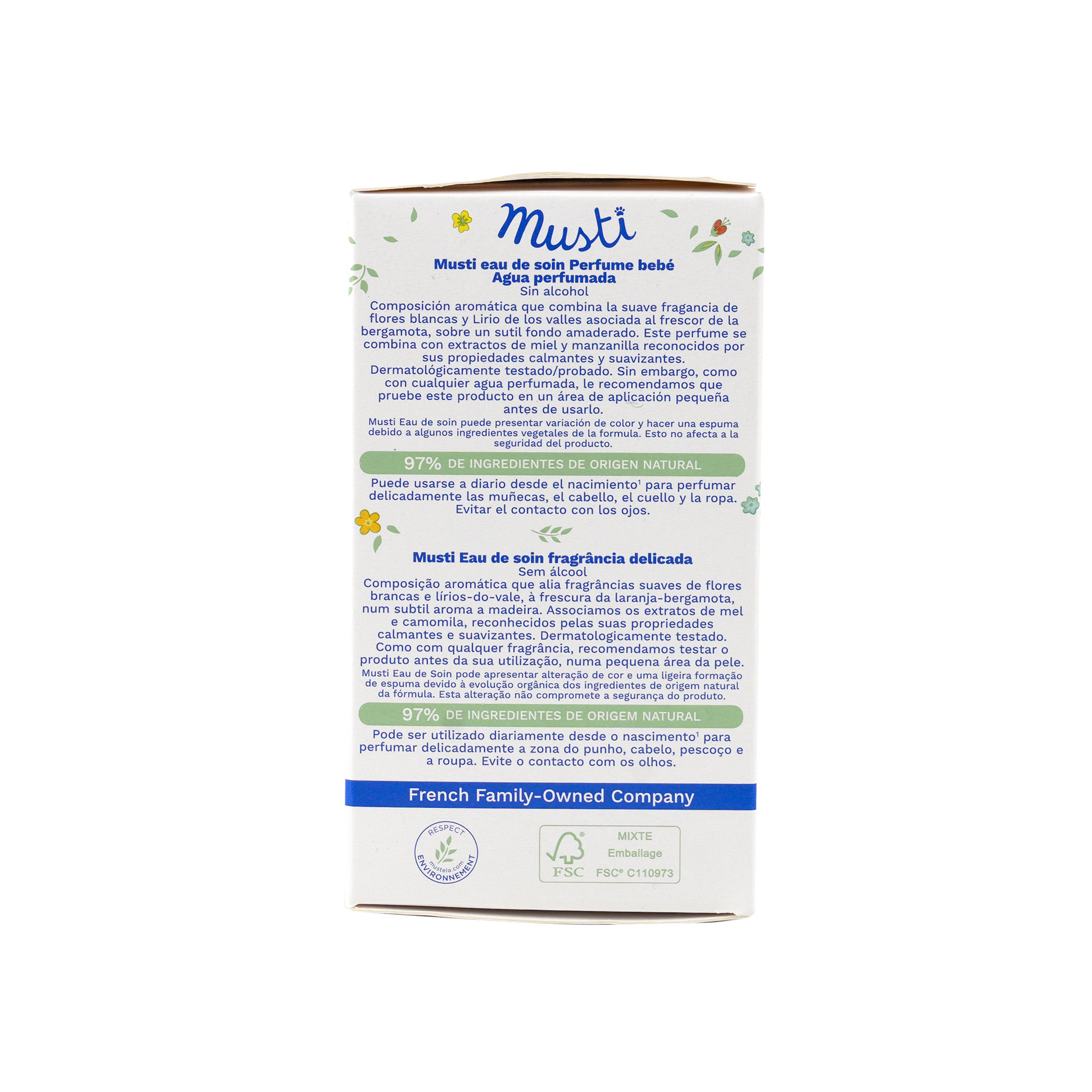 Mustela Musti Eau De Sion Delicate Fragrance 50ml