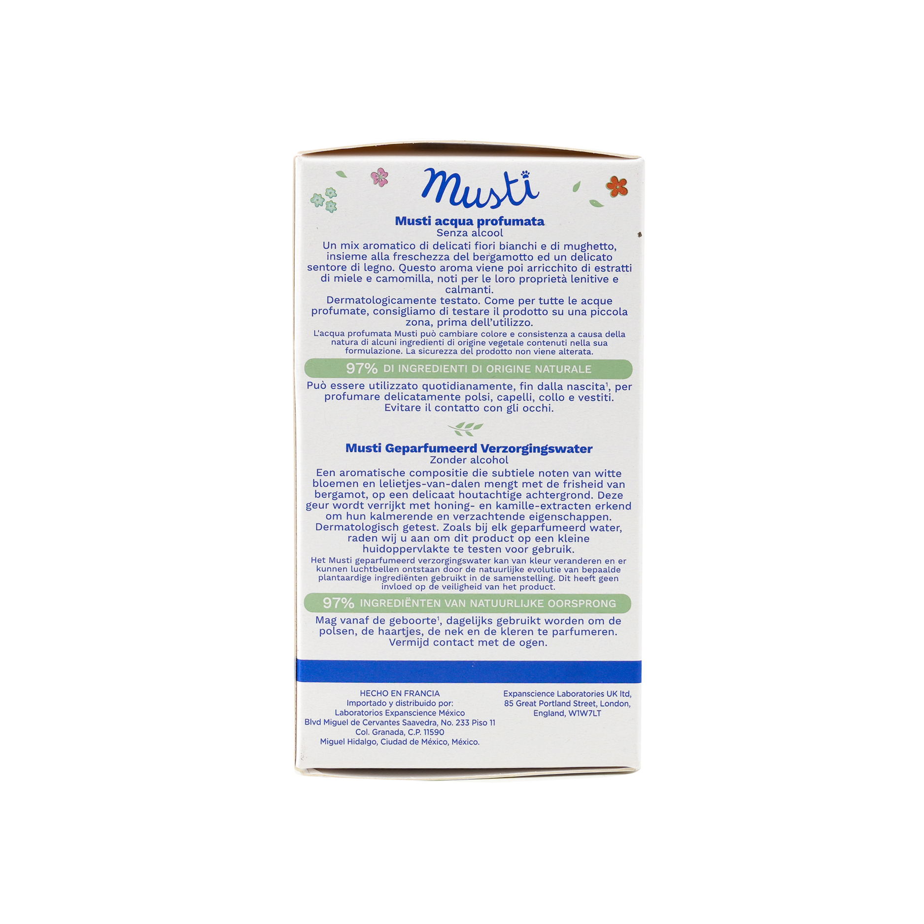 Mustela Musti Eau De Sion Delicate Fragrance 50ml