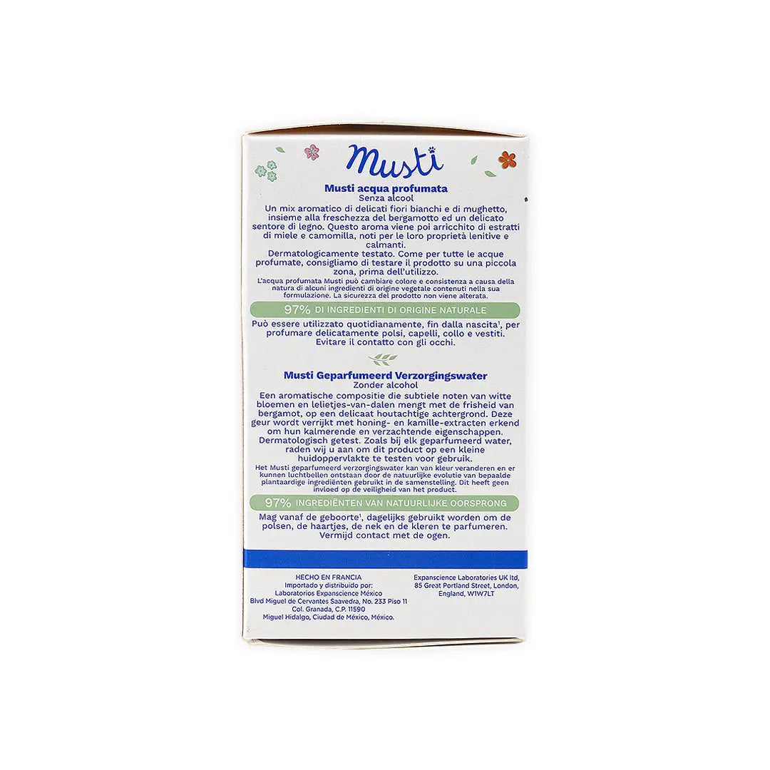 Mustela Musti Eau De Sion Delicate Fragrance 50Ml