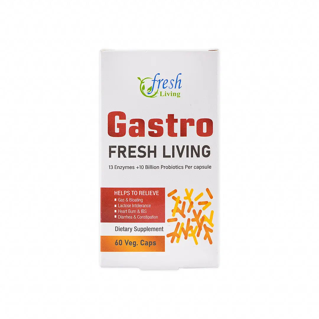 48121-Fresh Living Gastro 60 Veg.Cap +1