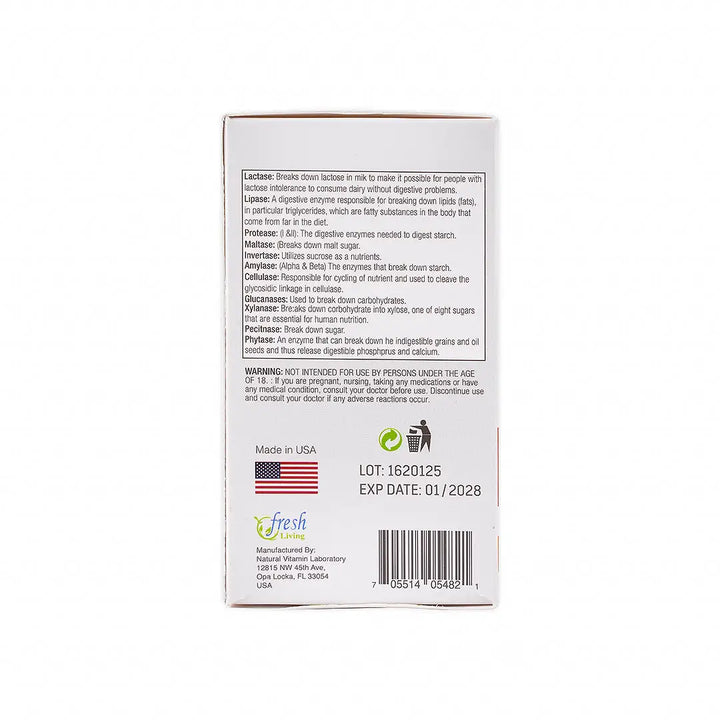 48121-Fresh Living Gastro 60 Veg.Cap +5