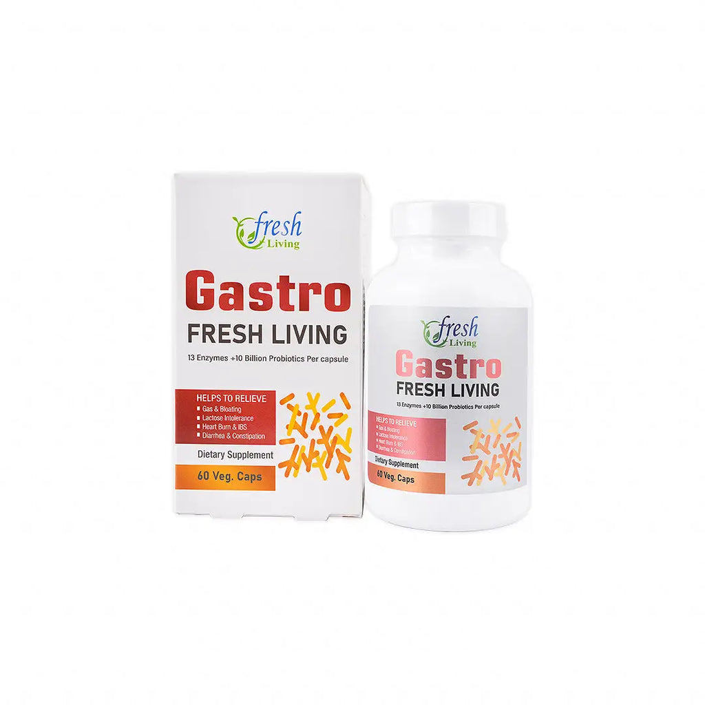48121-Fresh Living Gastro 60 Veg.Cap