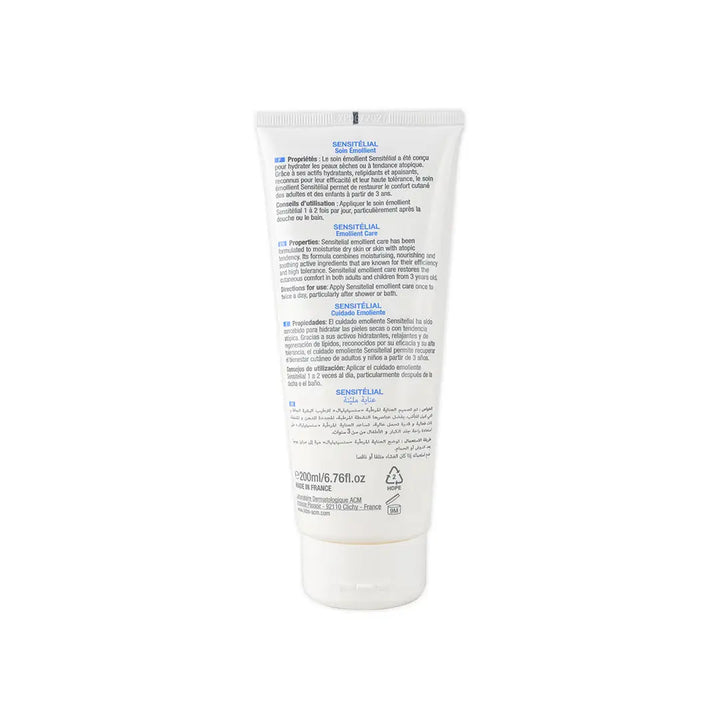 48124-ACM Sensitelial Emollient Care Cream 200Ml +3
