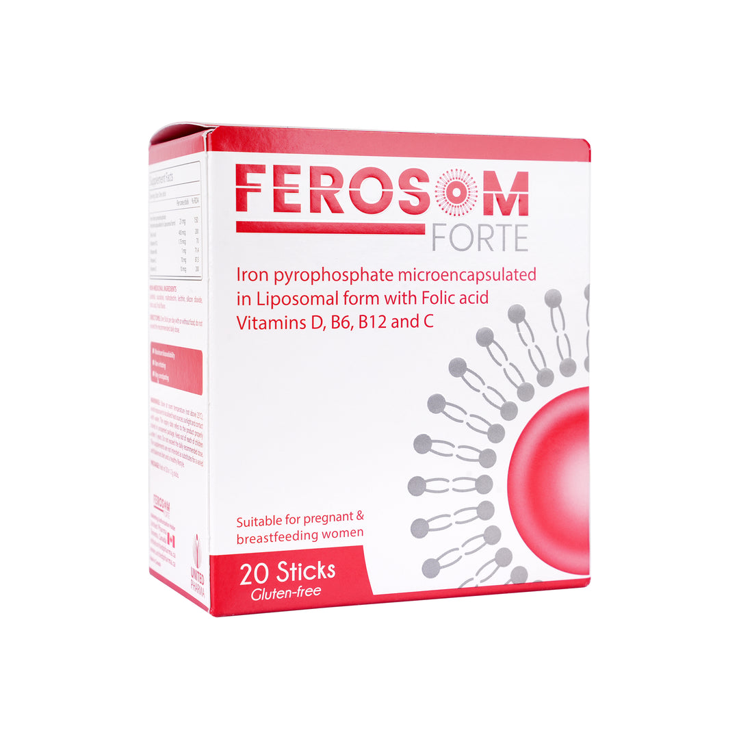48127-Ferosom Forte Gluten-Free 20 Sticks +2