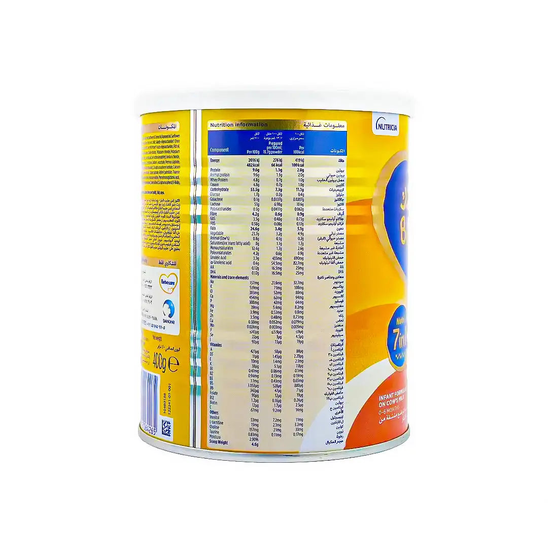 48140-Bebelac Nutri 7 In 1 No.1 Milk 400Gm +3