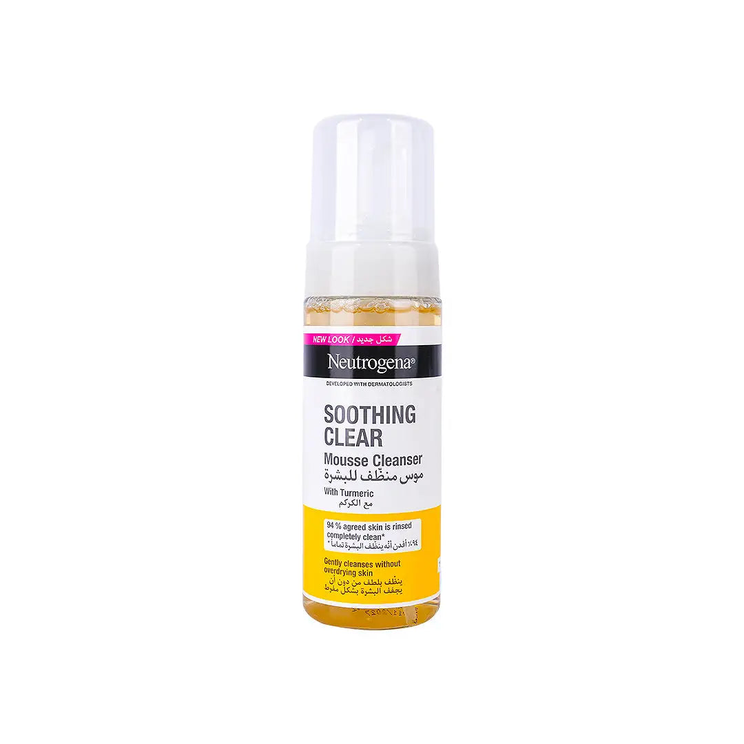 48169-Neutrogena Soothing Clear Mousse Cleanser 150ml