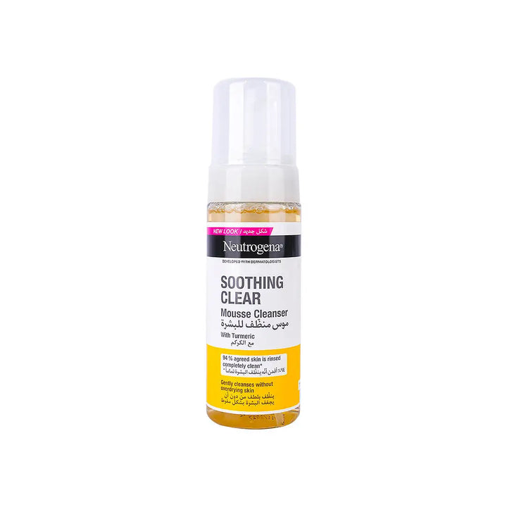 48169-Neutrogena Soothing Clear Mousse Cleanser 150ml