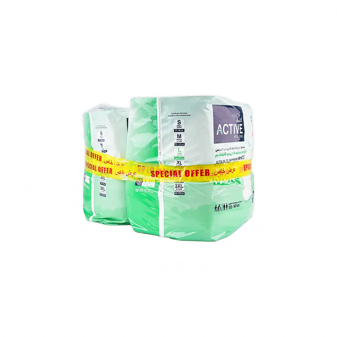 48172-Active Hygiene Shorts Offer 2X10Pcs-L +3