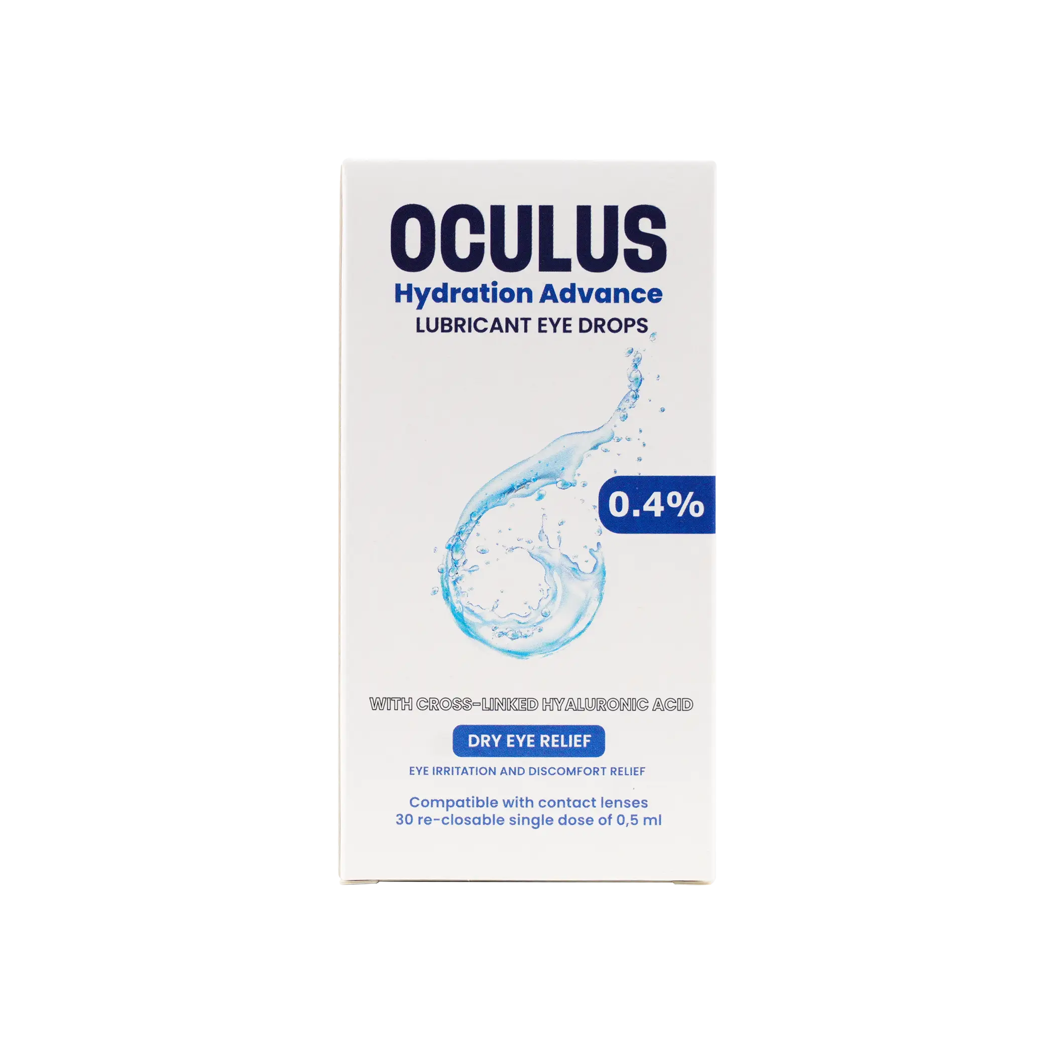OCULUS HYDRATION 0.4% LUBRICANT EYE DROPS 30PCS