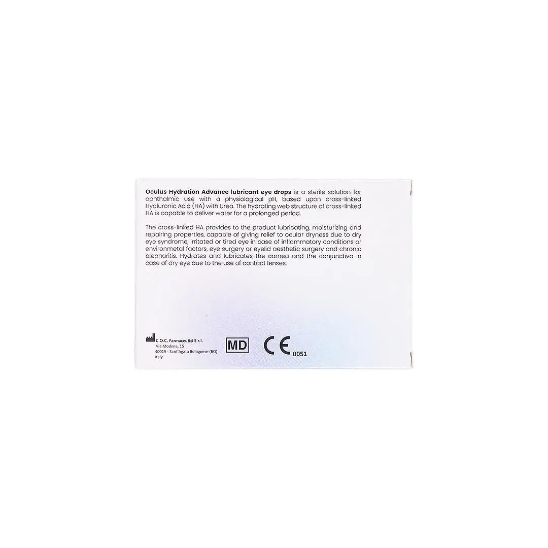 48173-Oculus Hydration 0.4% Lubricant Eye Drops 30Pcs +3