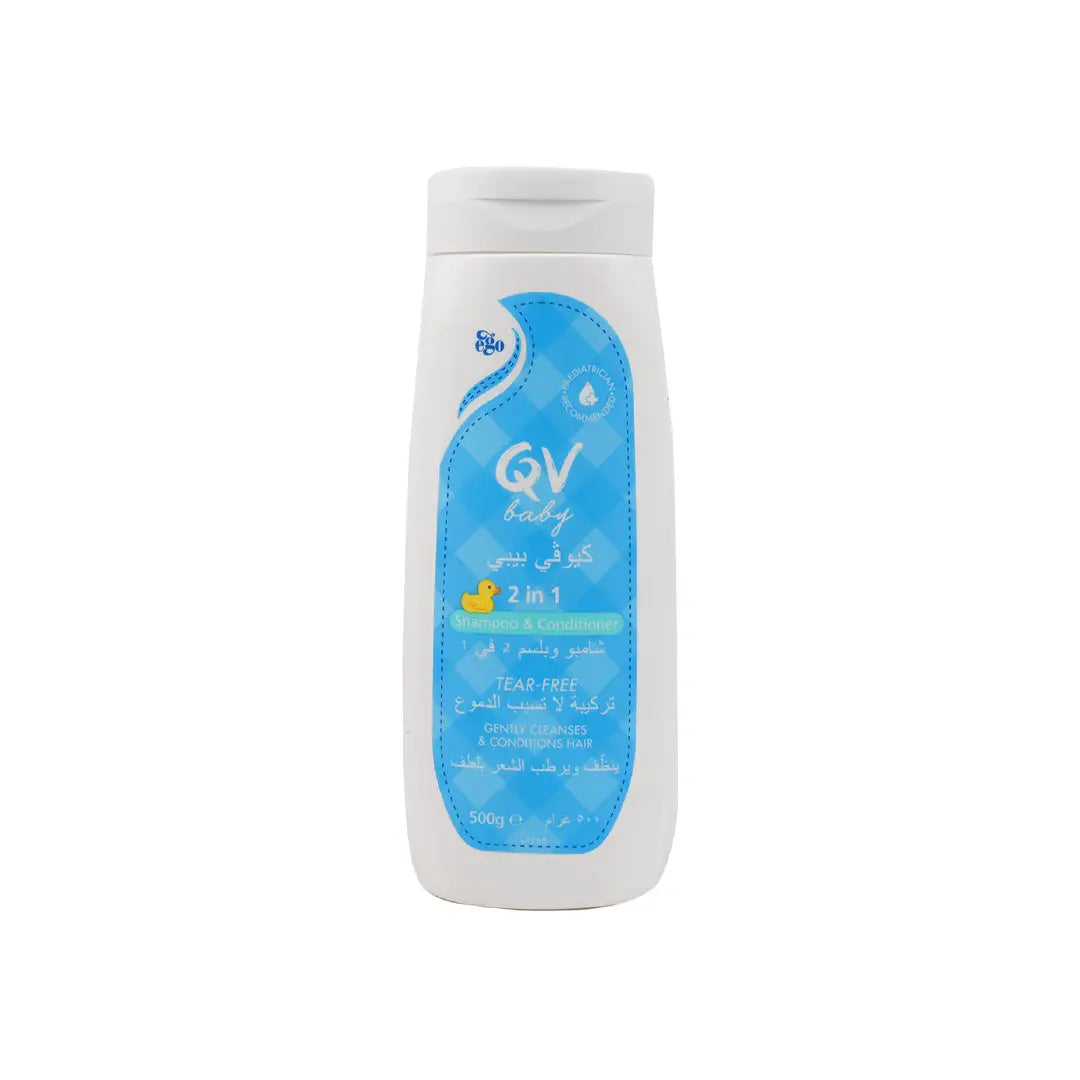 QV BABY 2 IN 1 SHAMPOO & CONDITIONER 500GM