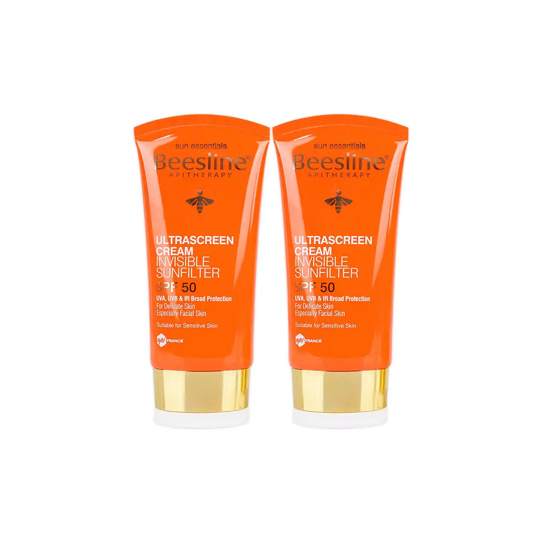 BEESLINE OFFER ULTRASCREEN INVISIBLE SPF50 CREAM 60ML (1+1)