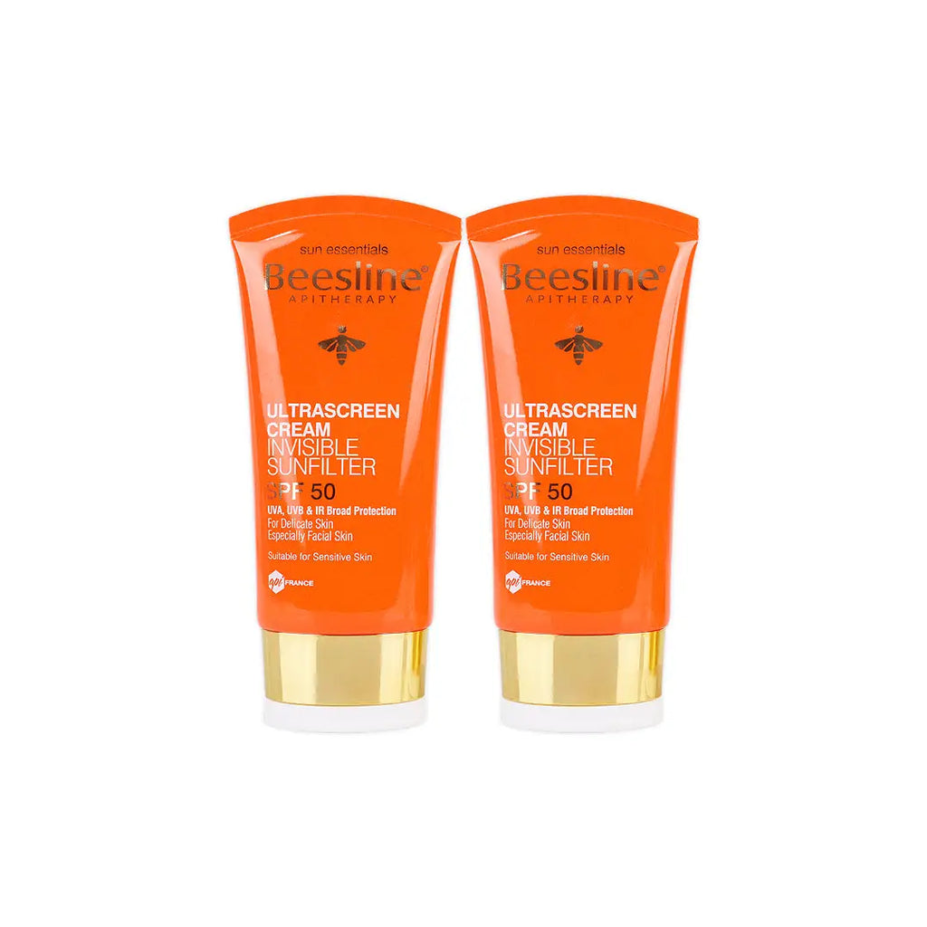 BEESLINE OFFER ULTRASCREEN INVISIBLE SPF50 CREAM 60ML (1+1)