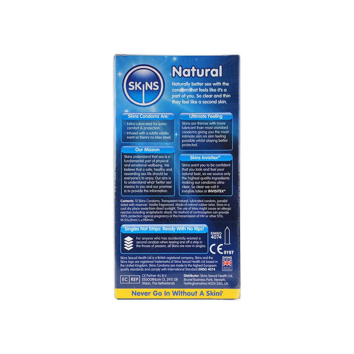 48191-Skins Condom Natural 12pcs +3