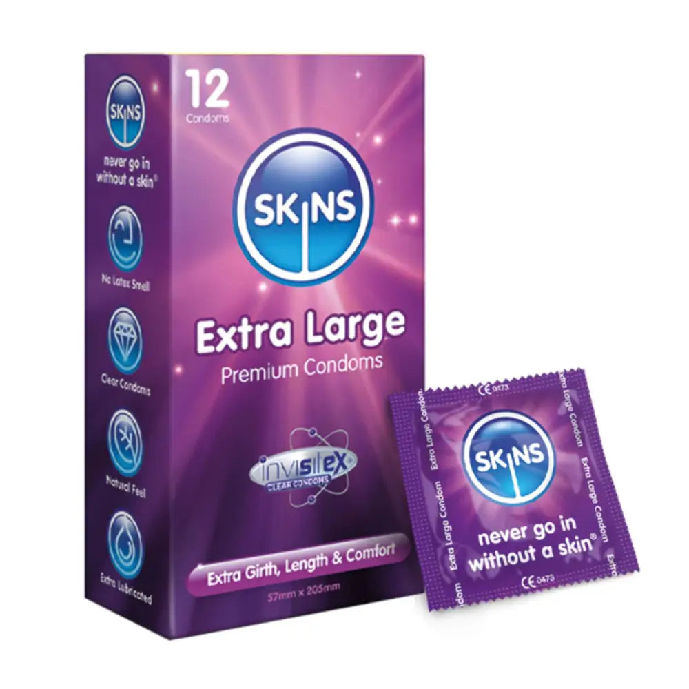 48193-Skins Condom Extra Large 12pcs