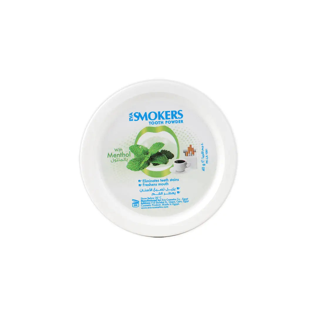 Eva Smokers Tooth Powder With Menthol 40G
