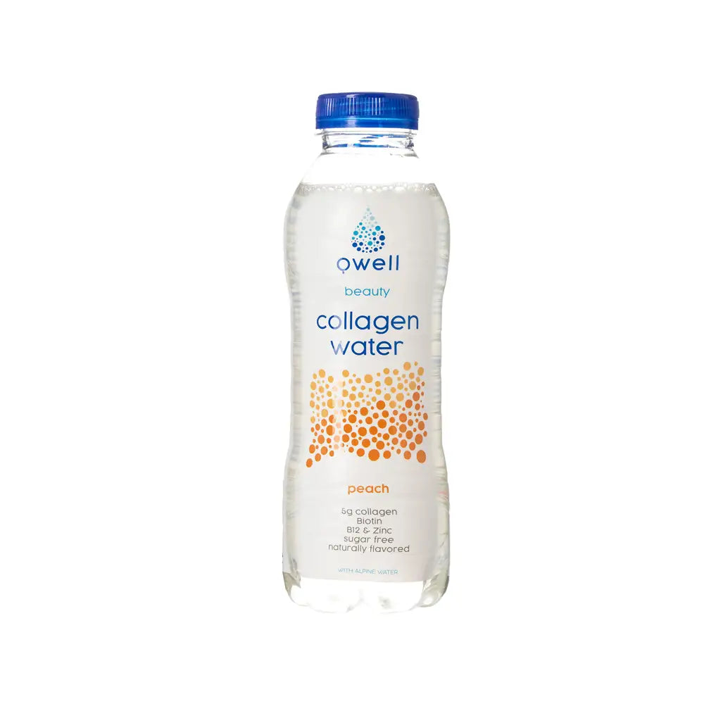 48212-Qwell Collagen Water Shine Peach 500Ml