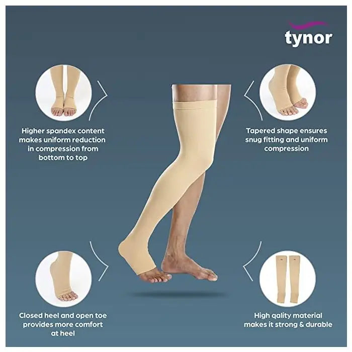 Tynor Stocking Classic Mid Thigh-I15 S