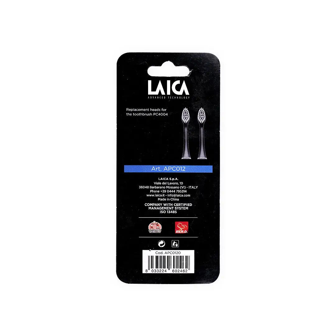 48284-Laica Dental Toothbrush Replacement Heads 2pcs +1