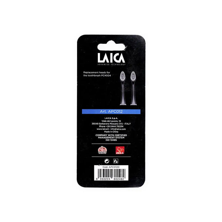48284-Laica Dental Toothbrush Replacement Heads 2pcs +1