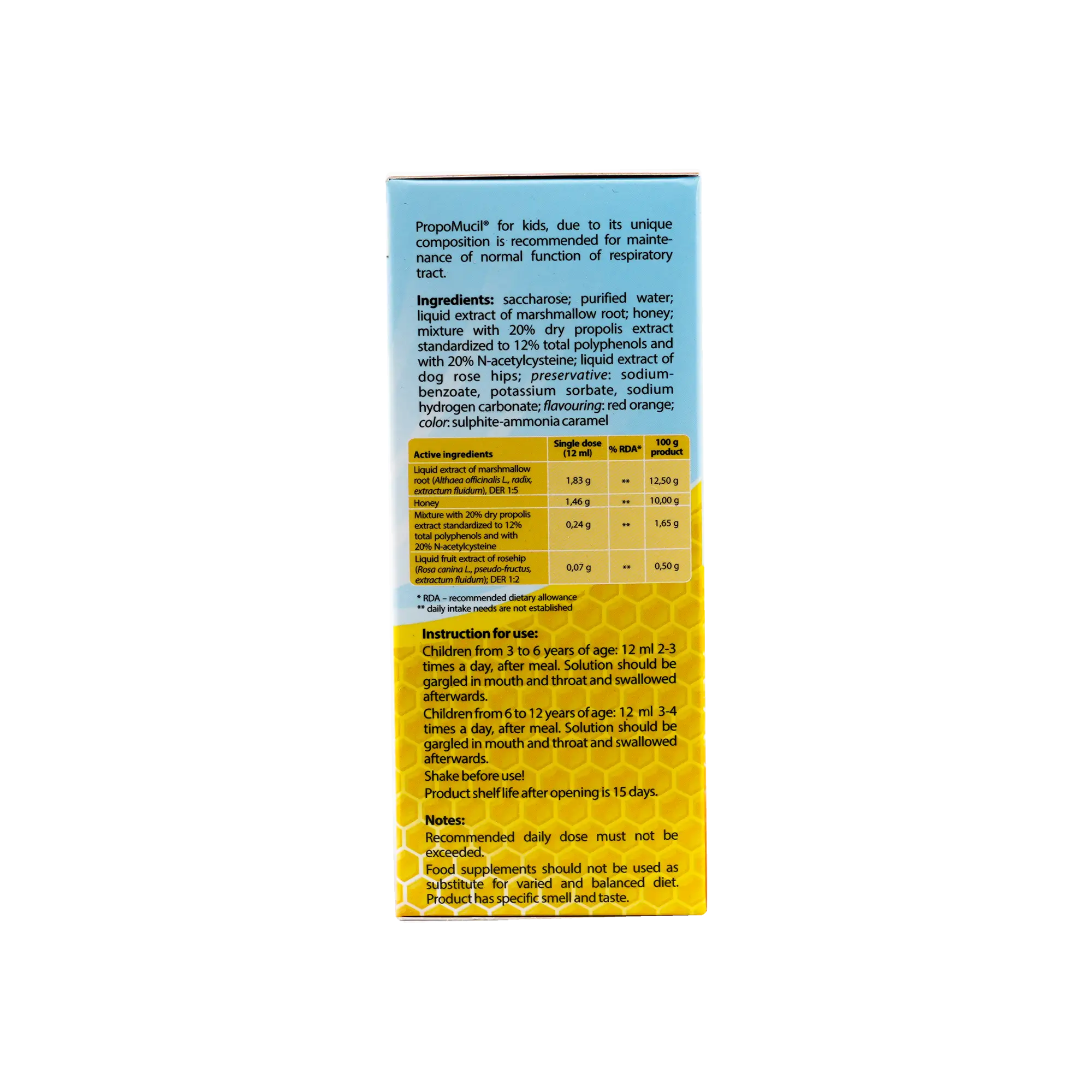 PROPOMUCIL FOR KIDS SYRUP 120ML