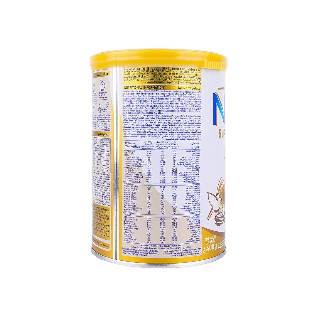 48289-Nan Supreme Pro No.2 Milk 400Gm +3