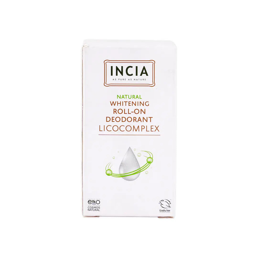 INCIA NATURAL ROLL-ON DEODORANT FOR WHITENING 50ML