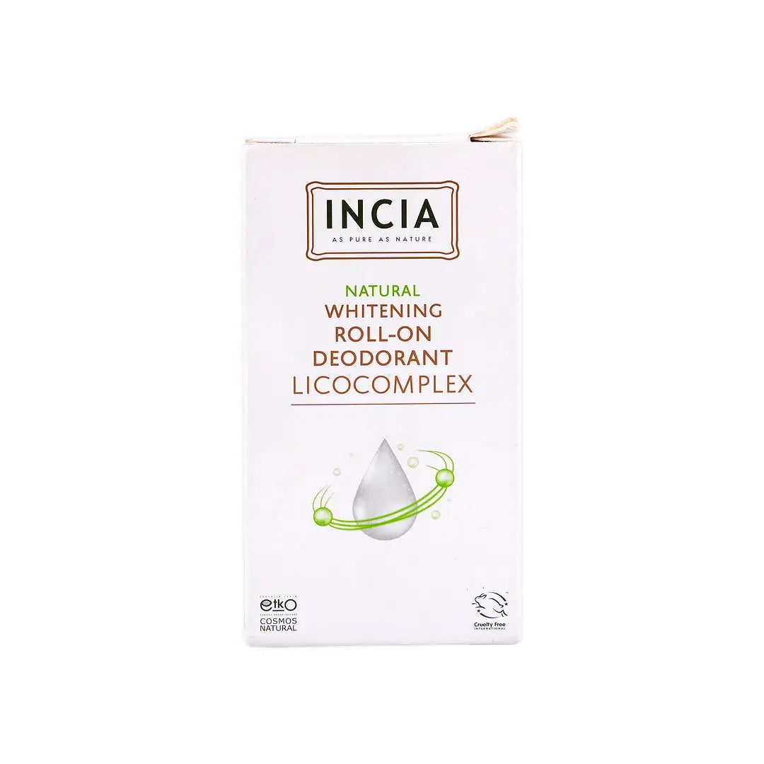 INCIA NATURAL ROLL-ON DEODORANT FOR WHITENING 50ML