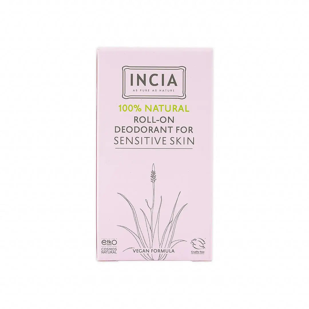 INCIA NATURAL ROLL-ON DEODORANT FOR SENSITIVE SKIN 50ML