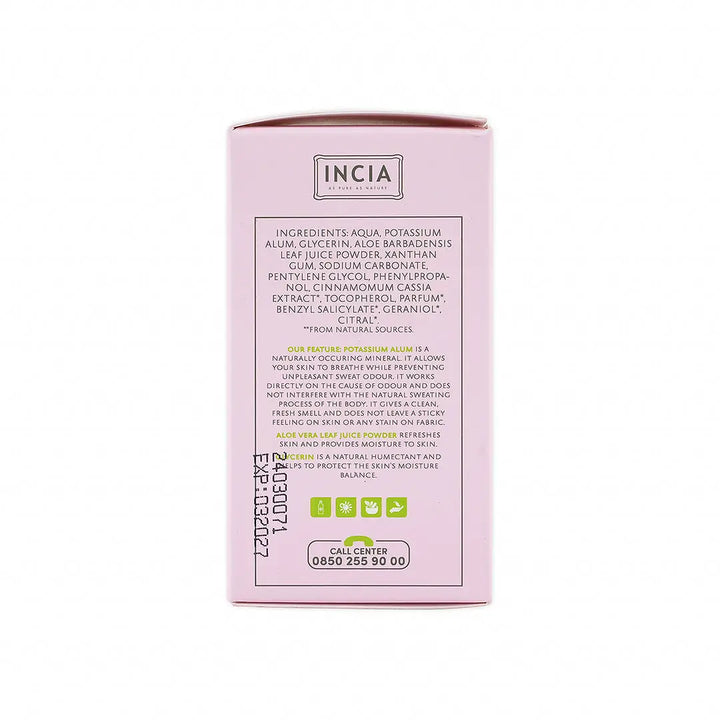 48295-INCIA Natural Roll-On Deodorant For Sensitive Skin 50Ml +5