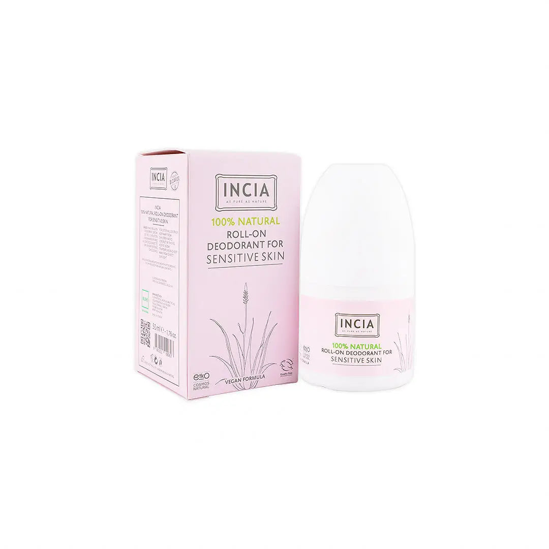 48295-INCIA Natural Roll-On Deodorant For Sensitive Skin 50Ml +1