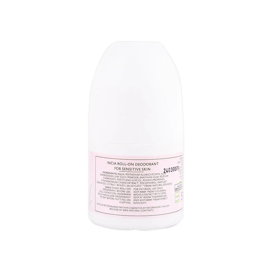 INCIA NATURAL ROLL-ON DEODORANT FOR SENSITIVE SKIN 50ML