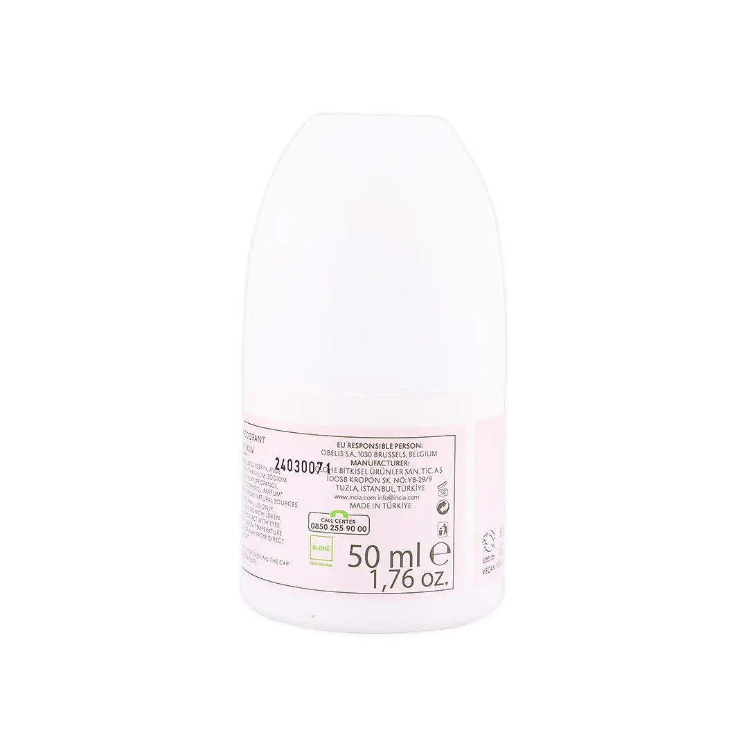 INCIA NATURAL ROLL-ON DEODORANT FOR SENSITIVE SKIN 50ML