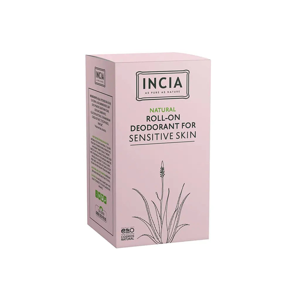 INCIA NATURAL ROLL-ON DEODORANT FOR SENSITIVE SKIN 50ML