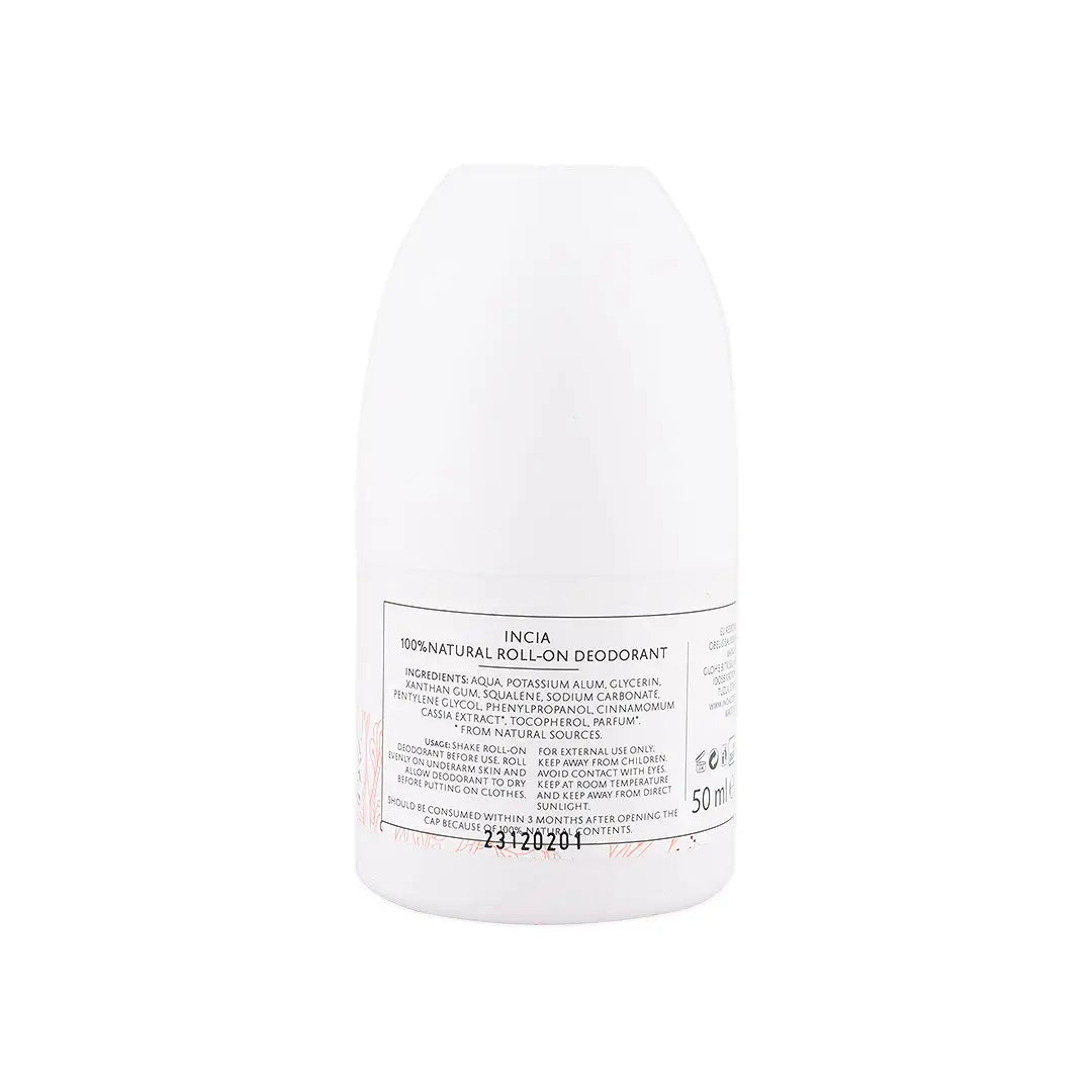 INCIA NATURAL ROLL-ON DEODORANT FOR WOMEN 50ML