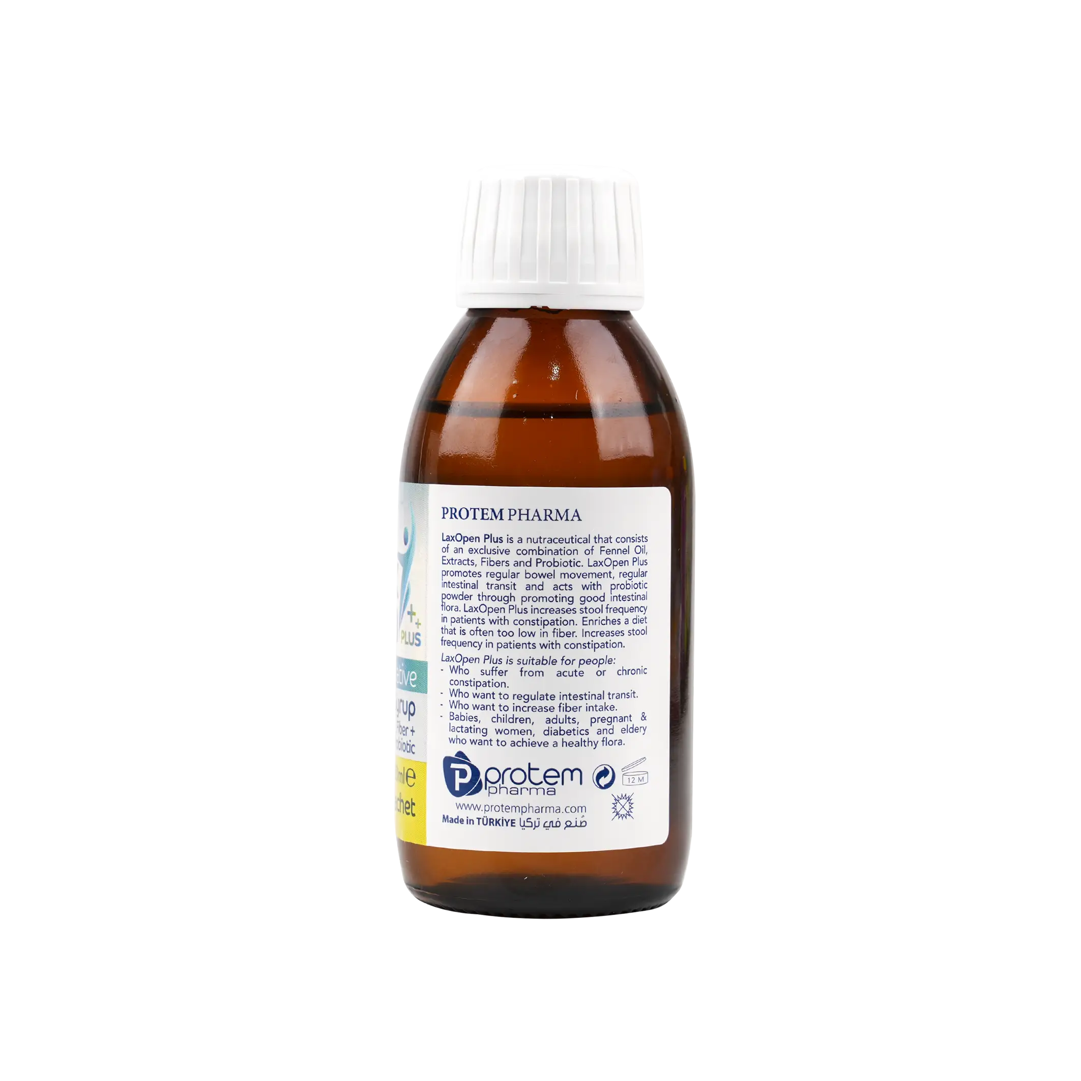 PROTEM PHARMA LAXOPEN PLUS LAXATIVE SYRUP 150ML