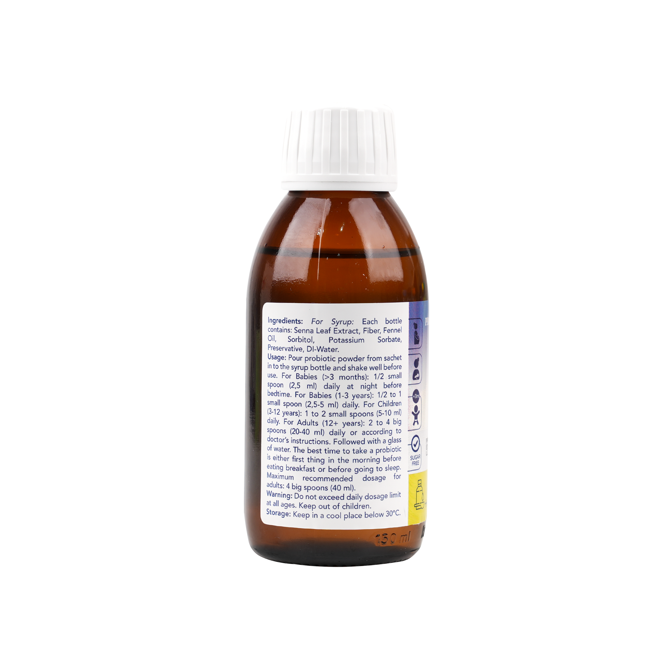 PROTEM PHARMA LAXOPEN PLUS LAXATIVE SYRUP 150ML