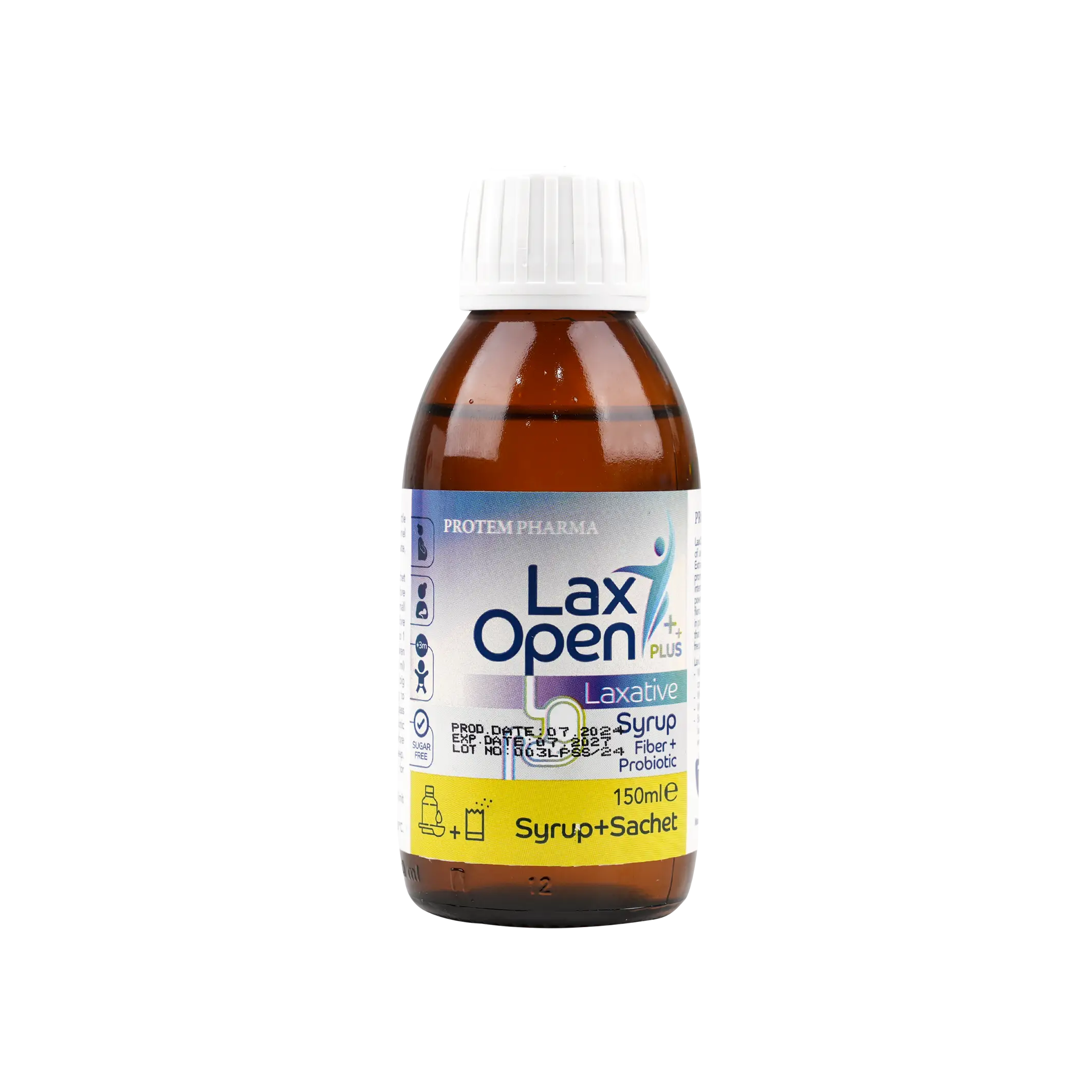 PROTEM PHARMA LAXOPEN PLUS LAXATIVE SYRUP 150ML